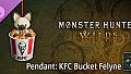 Monster Hunter Wilds - Pendant: KFC Bucket Felyne