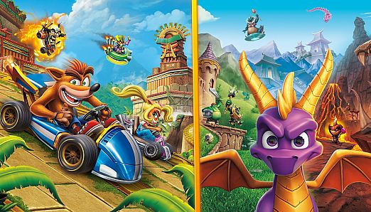 Crash Team Racing Nitro-Fueled + Spyro Game Bundle