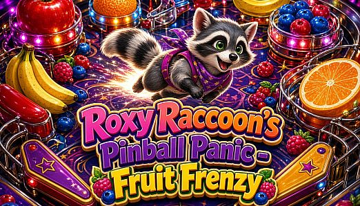 Roxy Raccoon's Pinball Panic - Fruit Frenzy