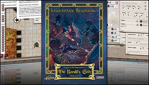 Fantasy Grounds - 5E: Legendary Beginnings: The Bandit's Cave