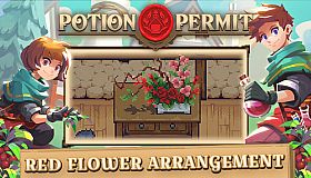 Potion Permit - Red Flower Arrangement