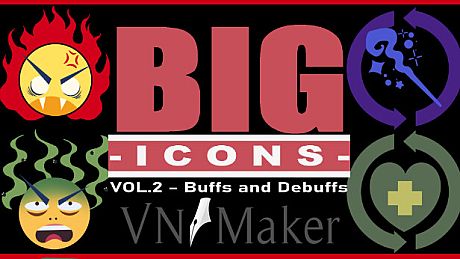 Visual Novel Maker - Big Icons Vol.2 - Buffs and Debuffs DLC