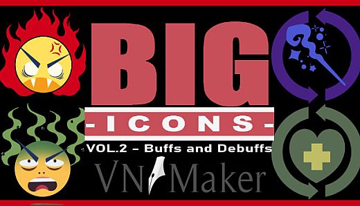 Visual Novel Maker - Big Icons Vol.2 - Buffs and Debuffs