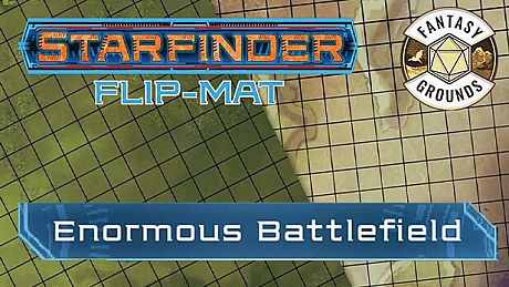 Fantasy Grounds - Starfinder RPG - Starfinder Flip-Mat - Enormous Battlefield DLC