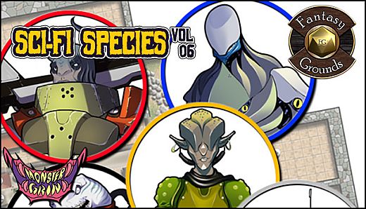 Fantasy Grounds - Sci-fi Species, Volume 6 (Token Pack)