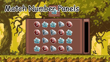 Match Number Panels Game
