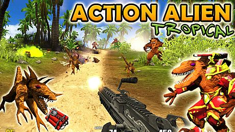 Action Alien: Tropical Game