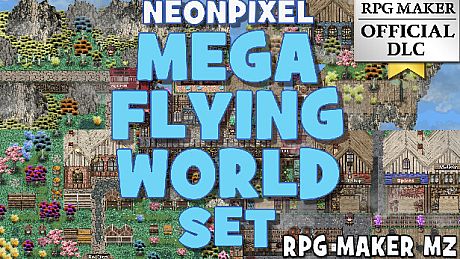 RPG Maker MZ - NEONPIXEL - Mega Flying World DLC