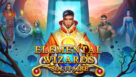 Solitaire. Elemental Wizards Game