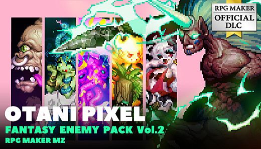 RPG Maker MZ - Otani Pixel Fantasy Enemy Pack Vol.2