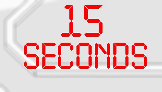 15 seconds