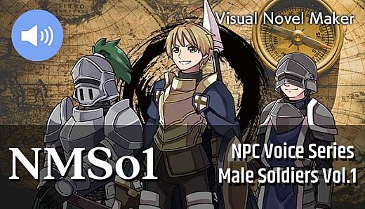 Visual Novel Maker - NPC Male Soldiers Vol.1