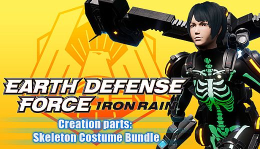 EARTH DEFENSE FORCE: IRON RAIN - Creation parts: Skeleton Costume Bundle