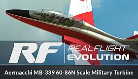 RealFlight Evolution - Hangar 9 Aermacchi MB-339 60-86N Scale Military Turbine