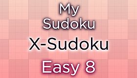 My Sudoku - X-Sudoku Easy 8