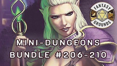 Fantasy Grounds - Mini-Dungeons Bundle #206-210 DLC