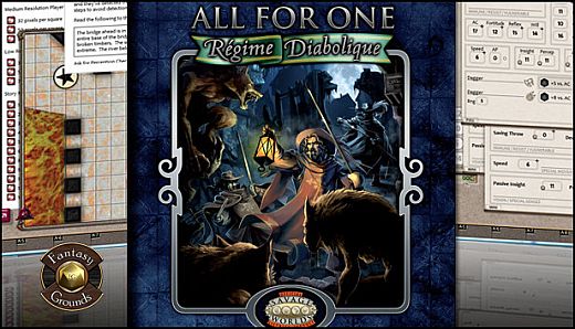 Fantasy Grounds - Savage Worlds Setting: All for One - Regime Diabolique