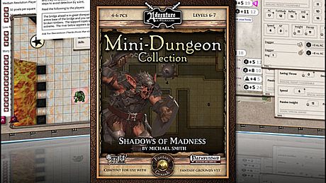 Fantasy Grounds - Mini-Dungeon #017: Shadows of Madness (PFRPG) DLC