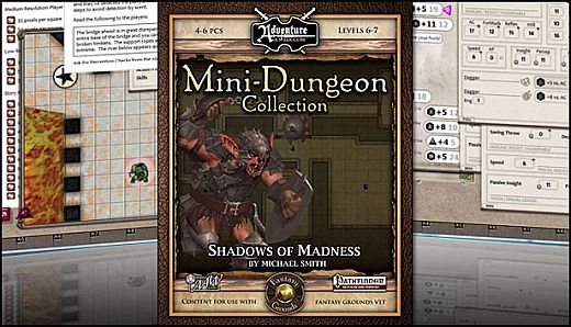 Fantasy Grounds - Mini-Dungeon #017: Shadows of Madness (PFRPG)