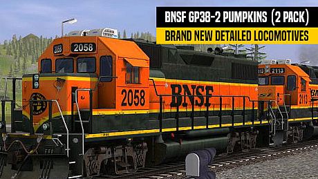Trainz Plus DLC - BNSF GP38-2 Pumpkins (2 Pack) DLC