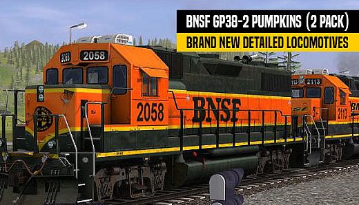 Trainz Plus DLC - BNSF GP38-2 Pumpkins (2 Pack)