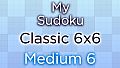 My Sudoku - Classic 6x6 Medium 6