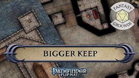 Fantasy Grounds - Pathfinder RPG - Pathfinder Flip-Mat - Bigger Keep DLC