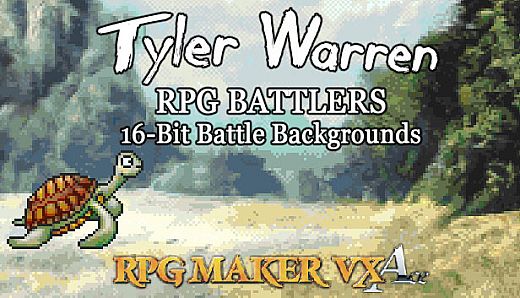 RPG Maker VX Ace - Tyler Warren RPG Battlers - 16 Bit Battle Backgrounds