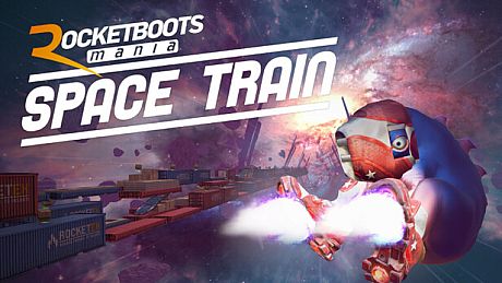 Rocket Boots Mania: Space Train Game