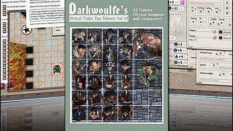 Fantasy Grounds - Darkwoulfe's Token Pack Volume 14 DLC