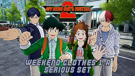 MY HERO ONE'S JUSTICE 2 Weekend Clothes 1-A Serious Set DLC