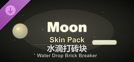 Water Drop Brick Breaker - Moon Skin Pack
