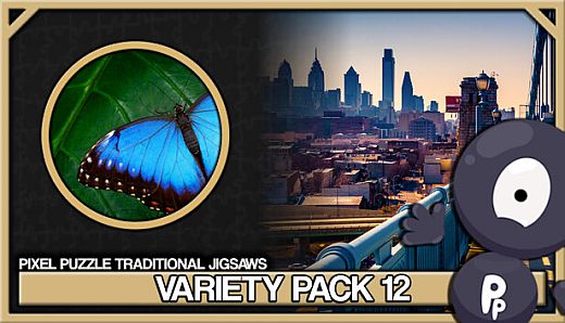 Pixel Puzzles Traditional Jigsaws Pack: Variety Pack 12