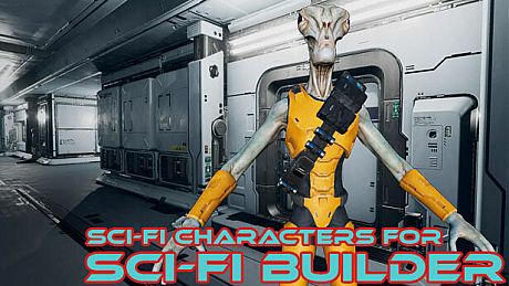 Sci-Fi characters for Sci-fi builder DLC