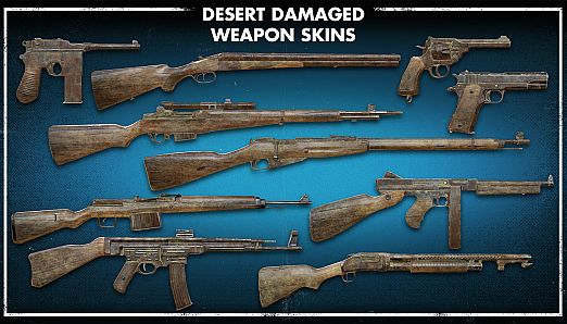 Desert Damaged Weapon Skins
