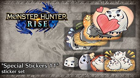 Monster Hunter Rise - "Special Stickers 11" sticker set DLC