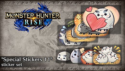 Monster Hunter Rise - "Special Stickers 11" sticker set