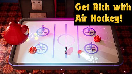 Get Rich with Air Hockey! — Earn more coins with each hit. — Game