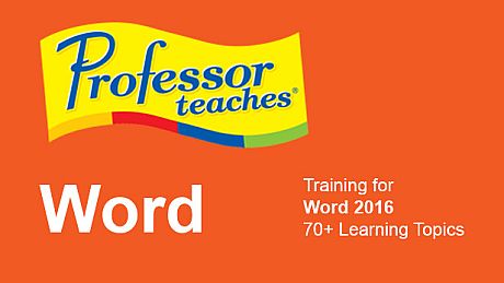 Professor Teaches Word 2016 – Mac Game