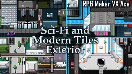 RPG Maker VX Ace - Sci-Fi and Modern Tileset - Exterior DLC