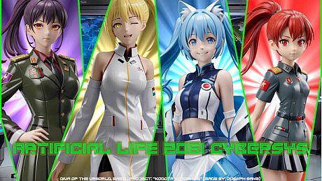 Artificial Life 2061: Cybersys - Diva Of The VRworld, Babel Project: "Kodota Komori 1416" [Made by: Joseph Sanz] Game