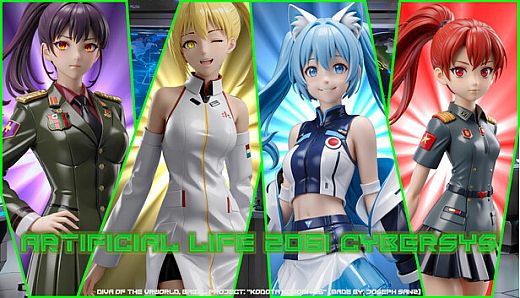Artificial Life 2061: Cybersys - Diva Of The VRworld, Babel Project: "Kodota Komori 1416" [Made by: Joseph Sanz]