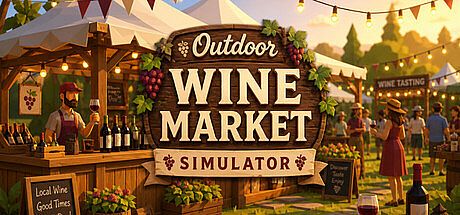 Outdoor Wine Market Simulator Game