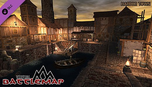 Virtual Battlemap DLC - Harbor Town