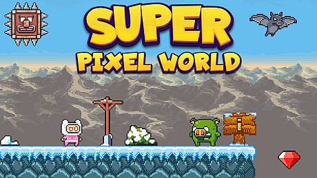 Super Pixel World Game