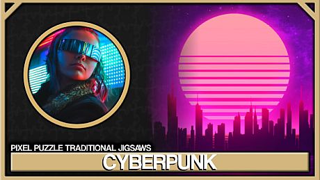Pixel Puzzles Traditional Jigsaws Pack: Cyberpunk DLC