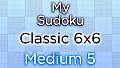 My Sudoku - Classic 6x6 Medium 5