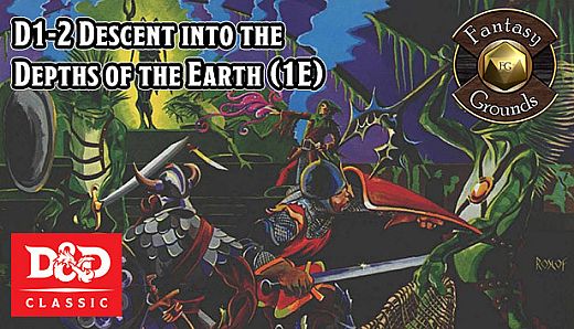 Fantasy Grounds - D&D Classics: D1-2 Descent into the Depths of the Earth (1E)