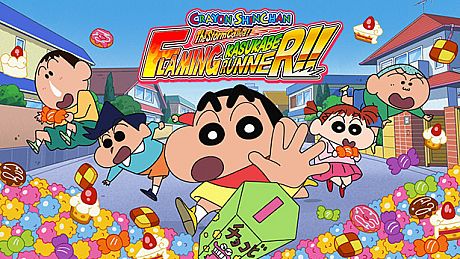 CRAYON SHINCHAN The Storm Called! FLAMING KASUKABE RUNNER!! Game