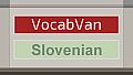 VocabVan - Slovenian